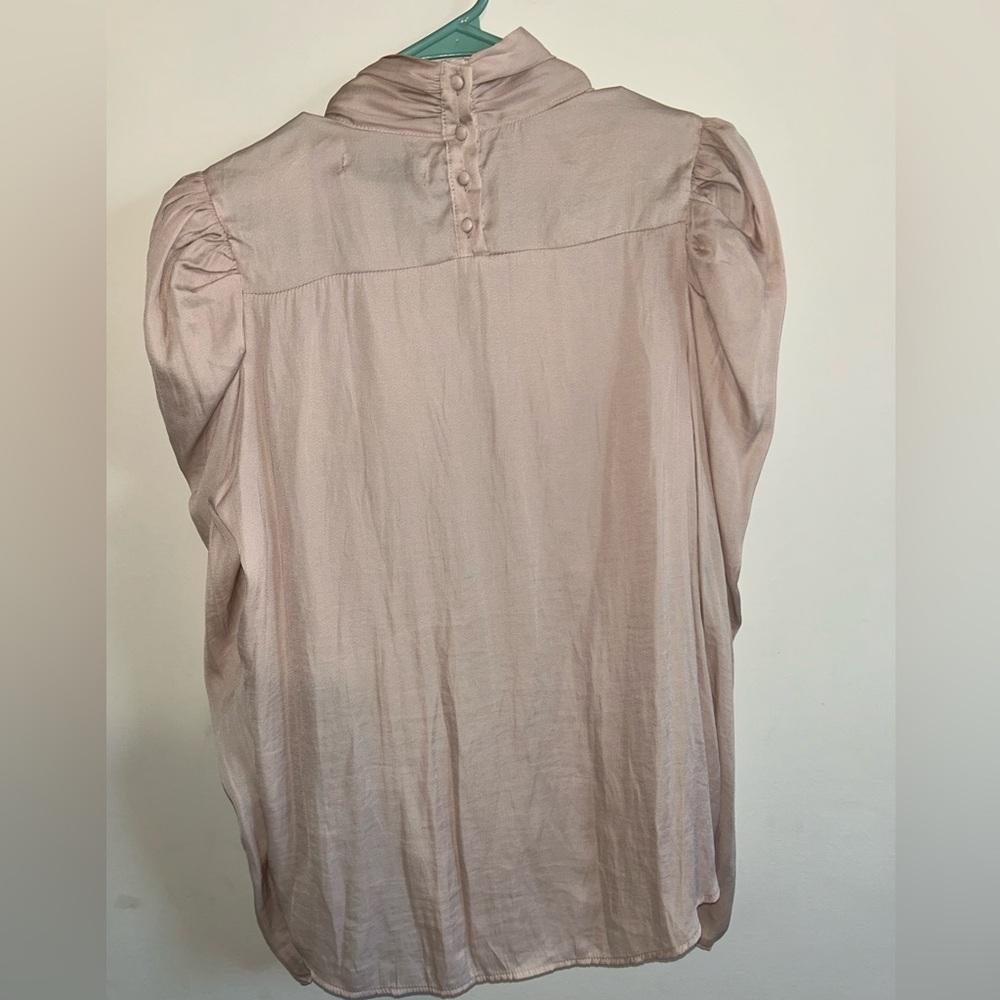 Do+Be tie neck puff sleeve blouse - Picture 2 of 6